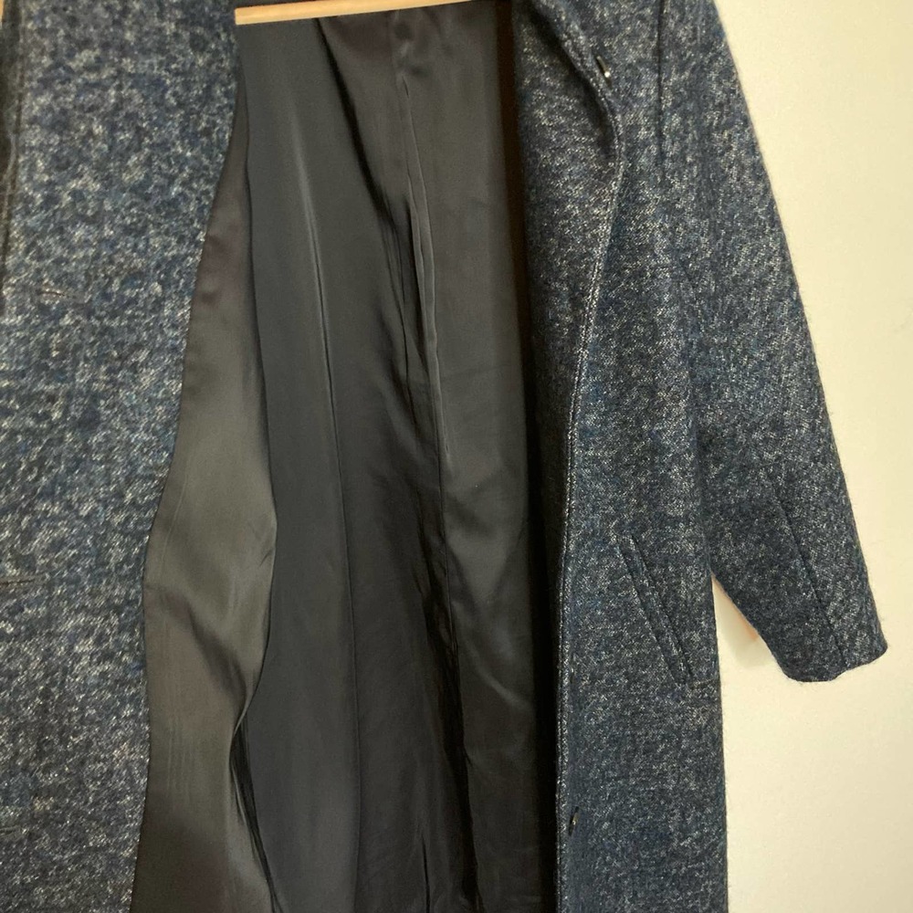 Theory Blue Wool Blend Coat - Picture 11 of 16